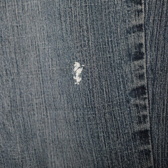 Vintage IKEDA 700 Straight Leg Jeans 90s Y2K Mid Rise Denim Retro Zipper Fly 31 - Picture 10 of 15